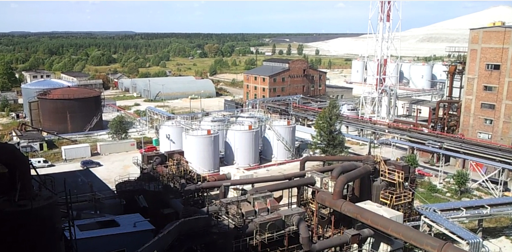 2011-2012 Kiviõli Shale oil tank farm II development. 