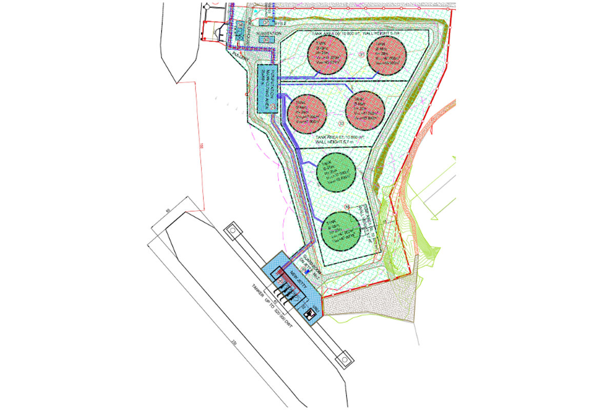 2013 Norway prospective tank farm. 